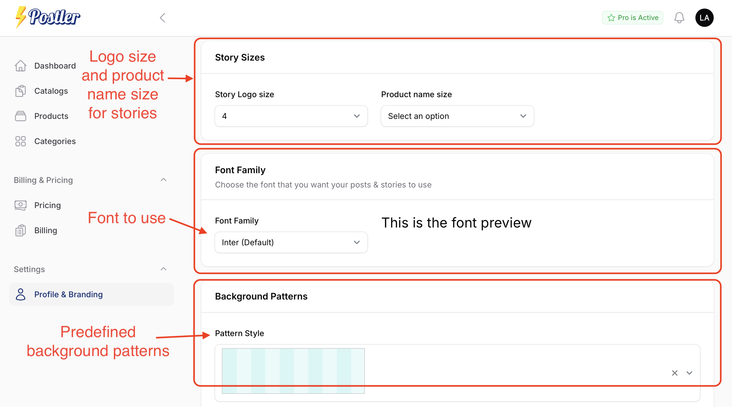 postler branding options postler branding options